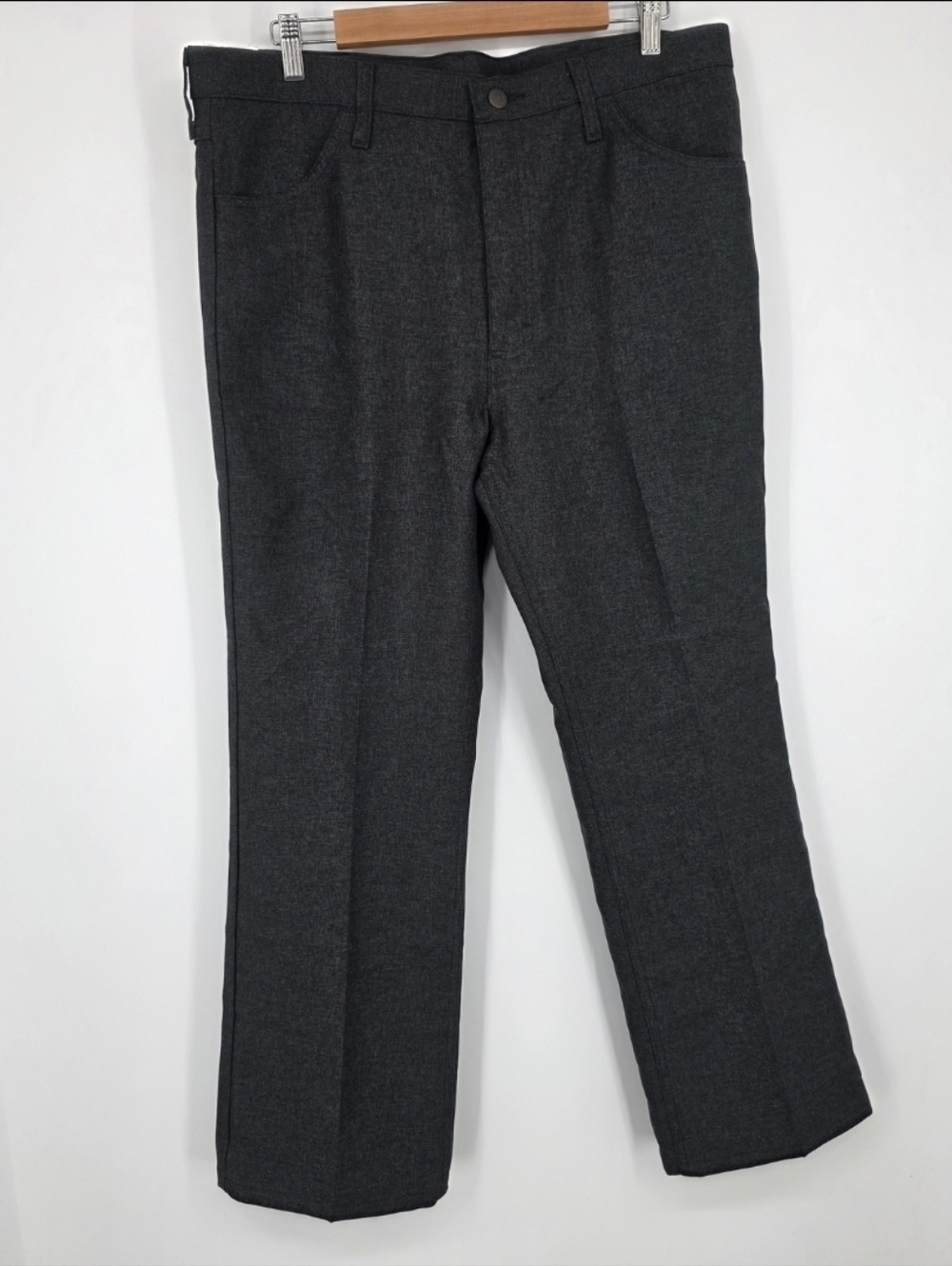 Wrangler Wrancher Dress Jeans - Men's 38x30 Charcoal Gray 38x30"